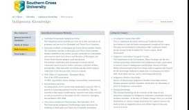 
							         Web resources - Indigenous Knowledge - LibGuides at Southern ...								  
							    