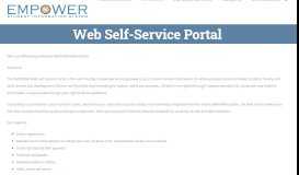 
							         Web Self-Service Portal | EMPOWER Student Information System								  
							    