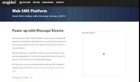 
							         Web SMS Platform | Send SMS And Text Messages Online | Online SMS								  
							    