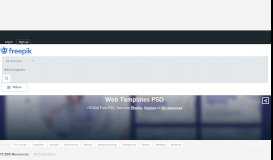 
							         Web Templates PSD, +5,000 free PSD files - Freepik								  
							    