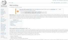 
							         Web testing - Wikipedia								  
							    