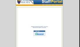 
							         Web UMPortal - Staff E-Services								  
							    