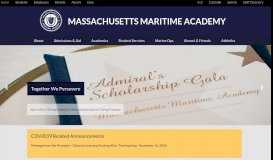 
							         Webadvisor | Massachusetts Maritime Academy								  
							    