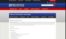 
							         WebAdvisor Self Service - Brookdale Community College								  
							    