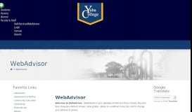 
							         WebAdvisor - Welcome to Yuba College								  
							    