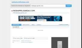 
							         webapps.garda.com at WI. GardaWorld - Website Informer								  
							    