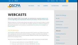 
							         Webcasts | Oklahoma Society of CPAs								  
							    