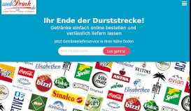 
							         webDrink.de Getränkelieferservice - Getränke online bestellen								  
							    