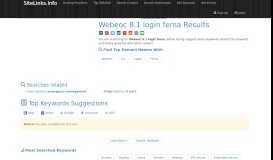 
							         Webeoc 8.1 login fema Results For Websites Listing								  
							    