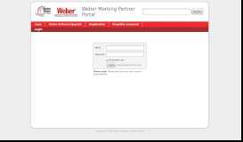 
							         Weber Marking Partner Portal - Weber Marking Systems								  
							    