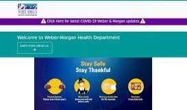 
							         Weber-Morgan Health Department								  
							    