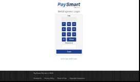 
							         WebExpress Login - PaySmart								  
							    