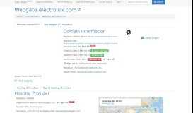 
							         Webgate.electrolux.com - Site-Stats .ORG								  
							    