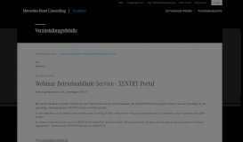 
							         Webinar Betriebsabläufe Service - XENTRY Portal - Mercedes-Benz ...								  
							    