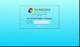 
							         WebKIDSS Login - Atchison Public Schools								  
							    