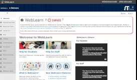 
							         WebLearn : Gateway : Welcome								  
							    