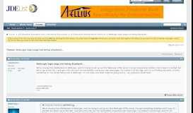 
							         WebLogic login page not being displayed... - JDELIST								  
							    