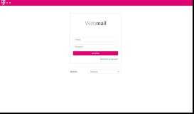 
							         Webmail 7.0: Anmelden								  
							    