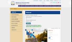 
							         Webmail – Bahria University								  
							    