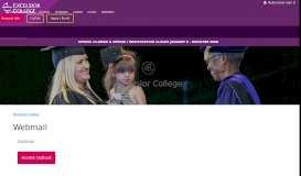 
							         Webmail - Excelsior College								  
							    