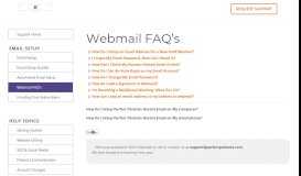 
							         Webmail FAQ's - Perfect Patients								  
							    