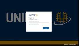 
							         Webmail Grupo UNINTER								  
							    