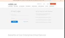 
							         Webmail Log in | Website.com								  
							    