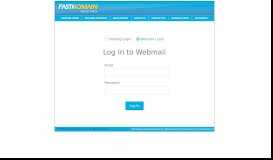 
							         Webmail Login - FastDomain								  
							    