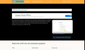 
							         Webmail Nelft (Webmail.nelft.nhs.uk) - Outlook - updates								  
							    
