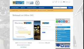 
							         Webmail or Office 365 | University of Bolton								  
							    