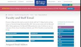 
							         Webmail | Pomona College in Claremont, California - Pomona ...								  
							    