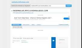 
							         webmail05.mycloudmailbox.com at WI. Outlook Web App								  
							    