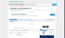 
							         webmail1.infomaniak.ch at Website Informer. Webmail. Visit ...								  
							    