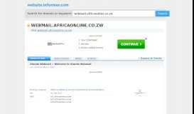 
							         webmail.africaonline.co.zw at WI. Utande Webmail :: Welcome ...								  
							    
