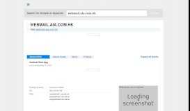 
							         webmail.aia.com.hk at WI. Outlook Web App - Website Informer								  
							    