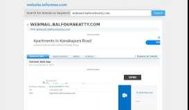 
							         webmail.balfourbeatty.com at WI. Outlook Web App								  
							    