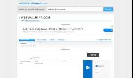 
							         webmail.bcaa.com at Website Informer. Outlook. Visit Webmail ...								  
							    