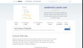 
							         Webmail.camh.net website. Outlook Web App.								  
							    