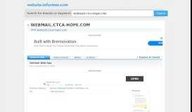 
							         webmail.ctca-hope.com at WI. Outlook Web App								  
							    