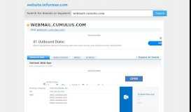 
							         webmail.cumulus.com at WI. Outlook Web App								  
							    