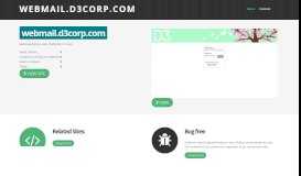 
							         webmail.d3corp.com								  
							    