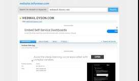 
							         webmail.dyson.com at WI. Outlook Web App - Website Informer								  
							    