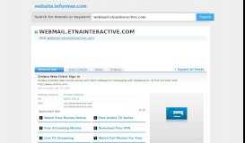 
							         webmail.etnainteractive.com at WI. Zimbra Web Client Sign In								  
							    