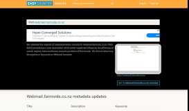
							         Webmail.farmside.co.nz - updates - Easy Counter								  
							    