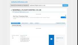 
							         webmail.flightcentre.co.uk at WI. Outlook Web App								  
							    