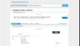 
							         webmail.fmgl.com.au at WI. Something went wrong								  
							    
