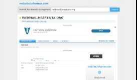 
							         webmail.heart-nta.org at Website Informer. Outlook. Visit Webmail ...								  
							    