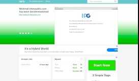 
							         webmail.interpublic.com - Webmail.interpublic.com has be ...								  
							    