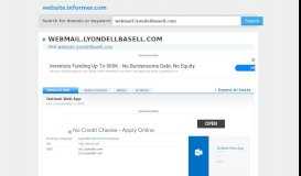 
							         webmail.lyondellbasell.com at WI. Outlook Web App								  
							    