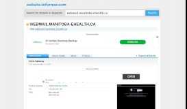 
							         webmail.manitoba-ehealth.ca at WI. Citrix Gateway								  
							    